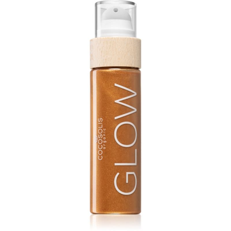 COCOSOLIS GLOW Verhelderende Olie met Glitters met geur Cookies 100 ml