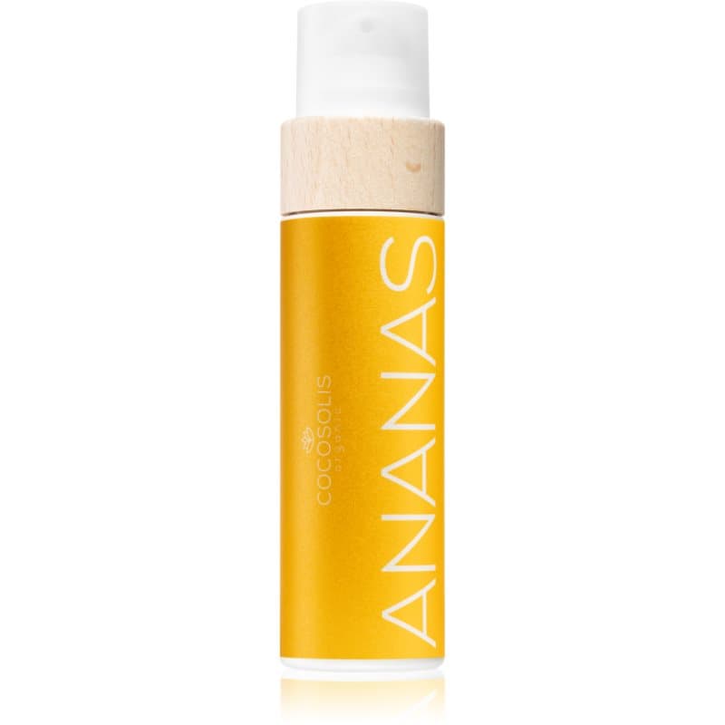 COCOSOLIS ANANAS verzorgende zonnebrandolie zonder Beschermingsfactor met geur Pineapple & Vanilla 110 ml