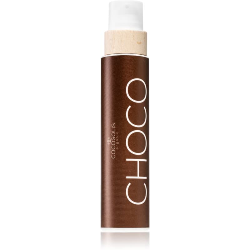 COCOSOLIS CHOCO verzorgende zonnebrandolie zonder Beschermingsfactor met geur Chocolate 200 ml