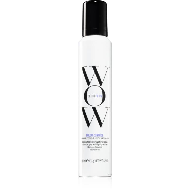 Color WOW Color Control Purple Toning + Styling Foam toniserende schuim voor Blond en Highlighted Haar 200x1 ml