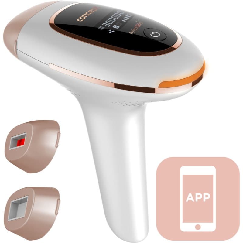 Concept IL3020 IPL Perfect Skin IPL Ontharing voor Lichaam, Gezicht, Bikinilijn en Oksels White and rosegold 1 st