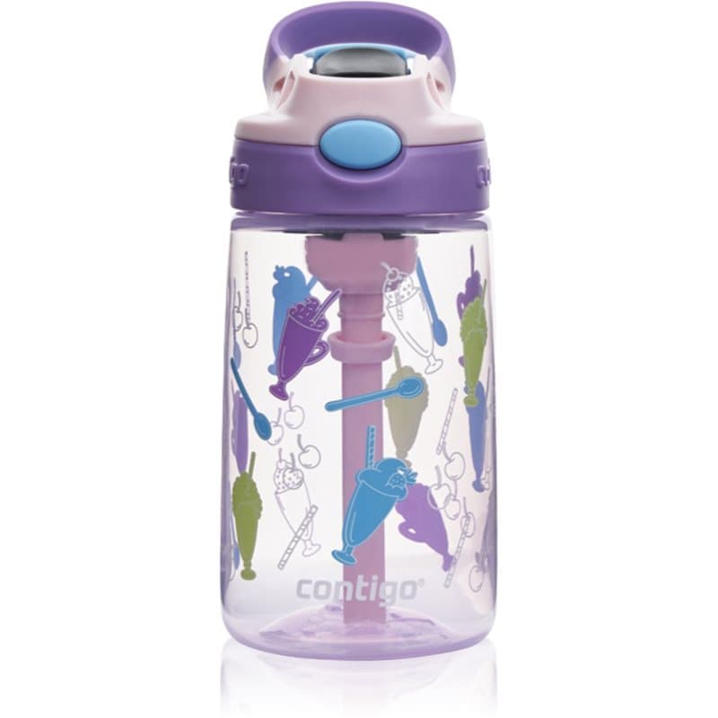 Contigo Easy Clean Waterfles voor Kinderen Strawberry Shakes 420 ml