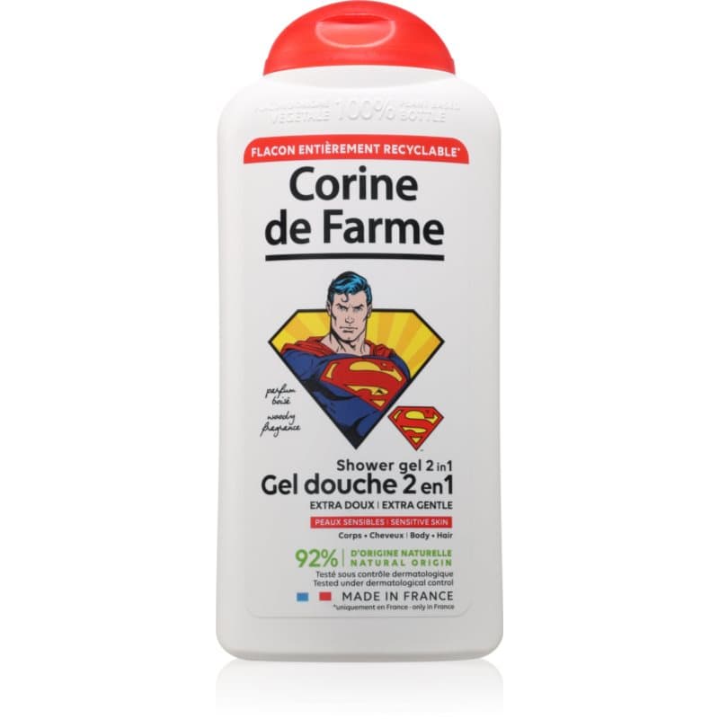 Corine de farme Shower Gel 2 in 1 Superman Douchegel 2 in 1 300 ml