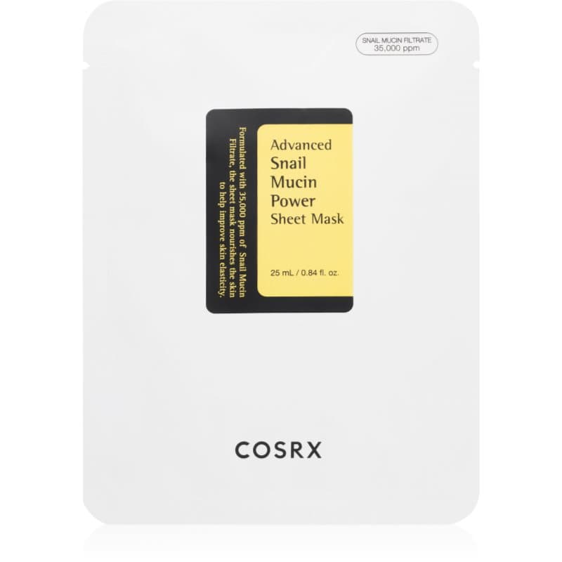 Cosrx Advanced Snail Power Essence anti-rimpel doekmasker met Hydraterende Werking 25 ml