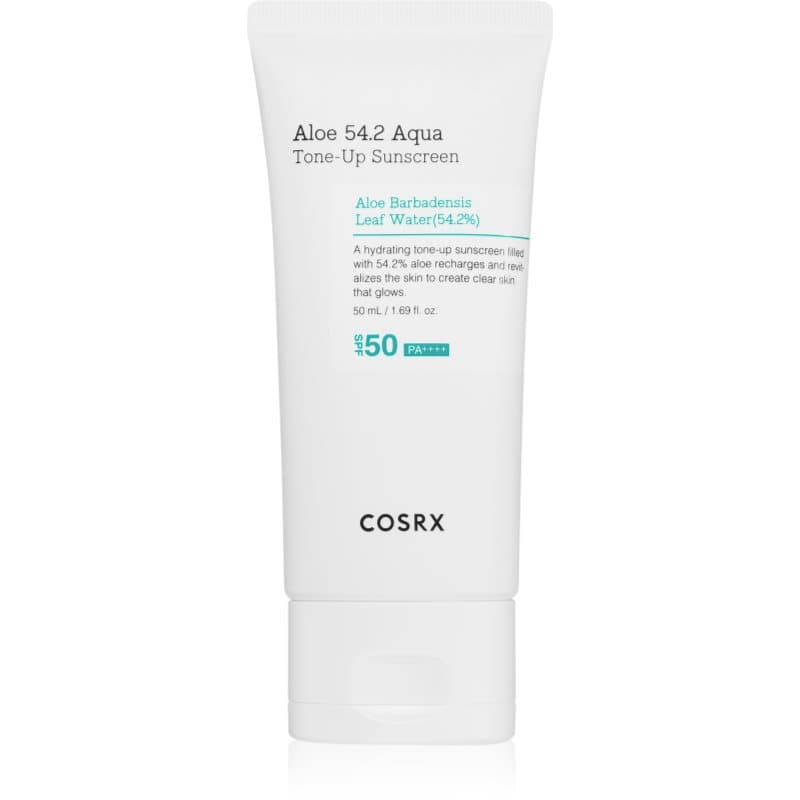 Cosrx Aloe 54.2 Aqua Tone-Up Sunscreen beschermende, getinte gezichtsfluid SPF 50+ 50 ml