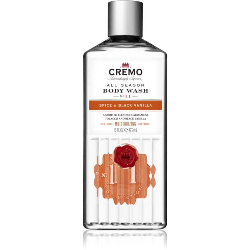 Cremo Spice & Black Vanilla Body Wash Douchegel voor Mannen 473 ml