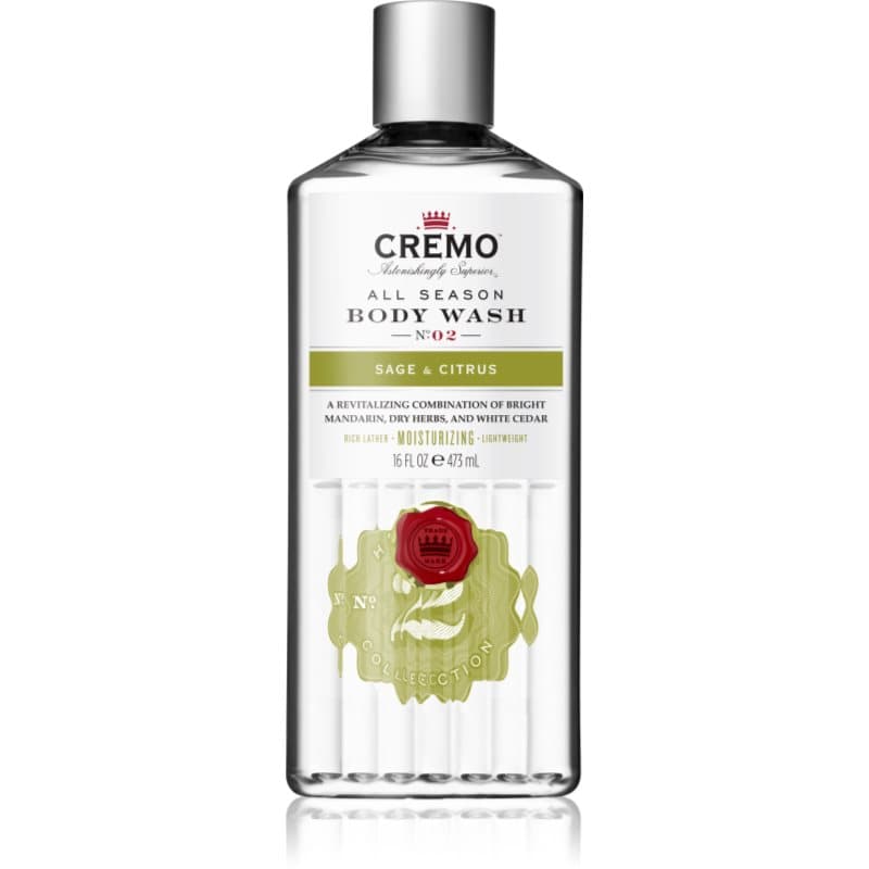 Cremo Sage and Citrus Body Wash Reinigende Douchegel voor Mannen  475 ml