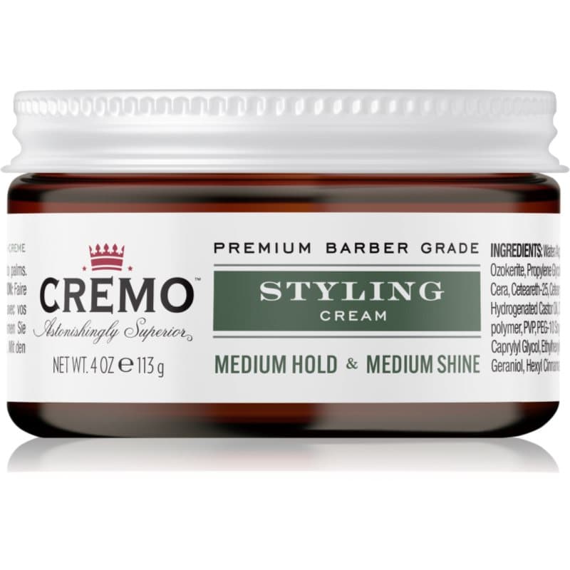 Cremo Hair Styling Cream Medium Styling hydraterende stylingcrème voor het Haar voor Mannen 113 g