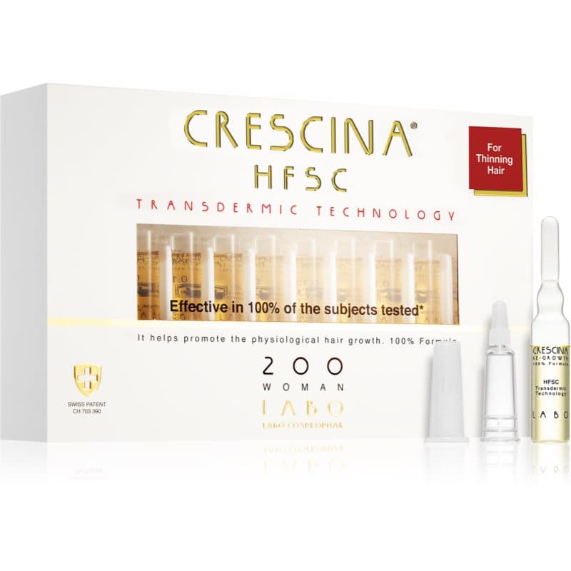 Crescina Transdermic 200 Re-Growth haargroeibehandeling voor Vrouwen 20x3.5 ml