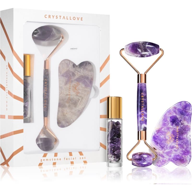 Crystallove Amethyst Beauty Set Set voor Gezichtsverzorging