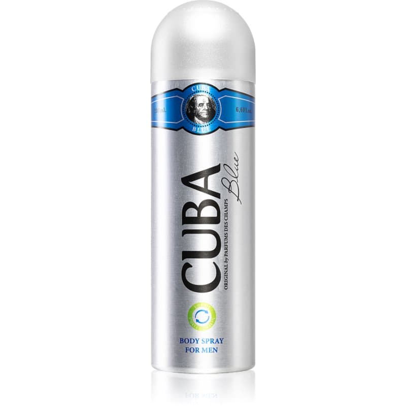 Cuba Blue Deo en bodyspray voor Mannen 200 ml
