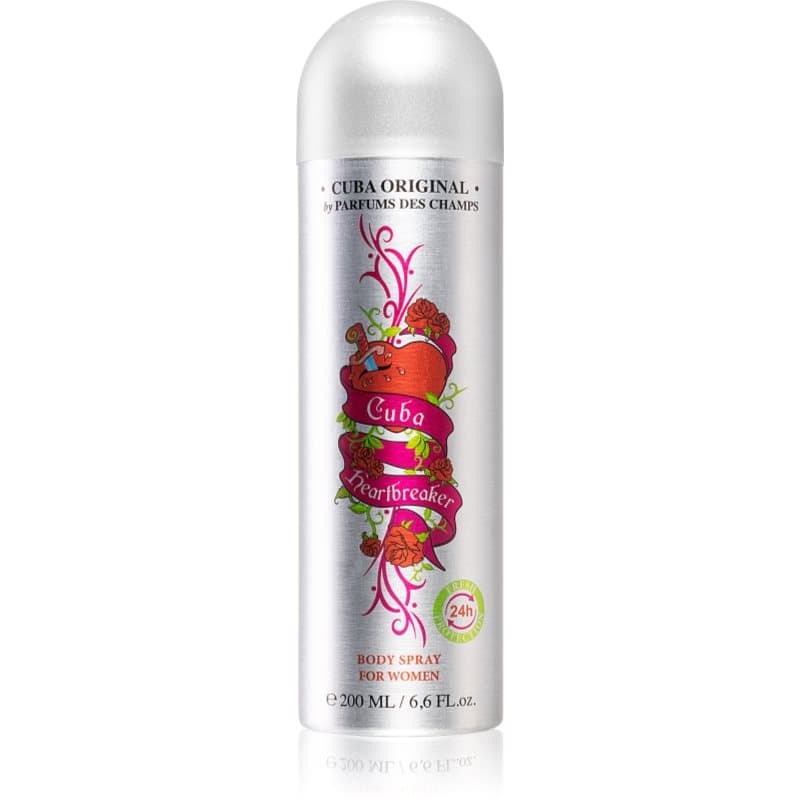 Cuba Heartbreaker deo spray voor Vrouwen 200 ml