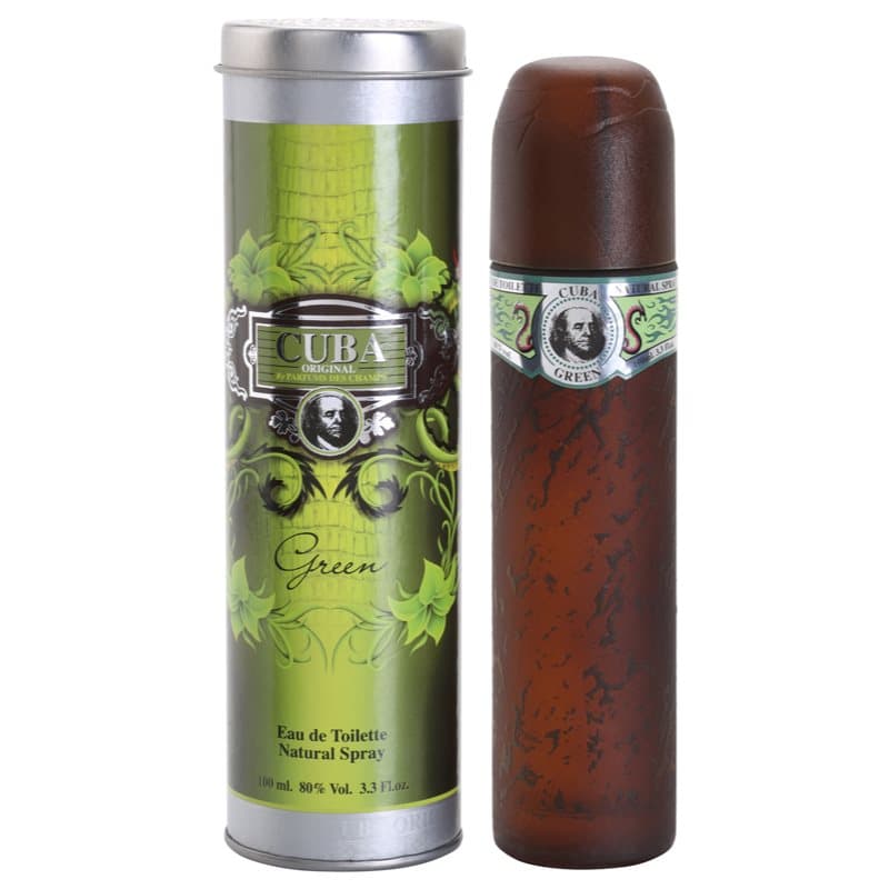 Cuba Green Eau de Toilette voor Mannen 100 ml