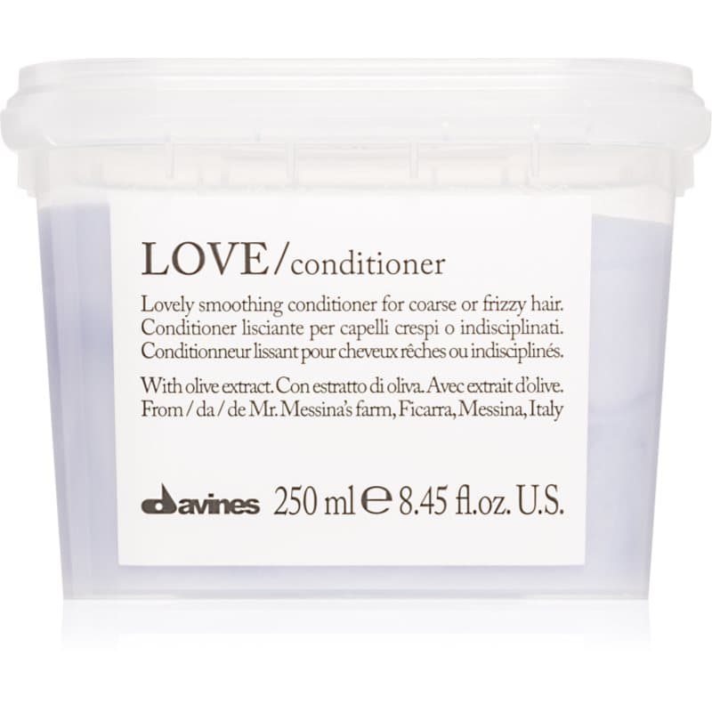 Davines Essential Haircare LOVE Smoothing Conditioner Gladmakende Conditioner voor Onhandelbaar en Pluizig Haar 250 ml
