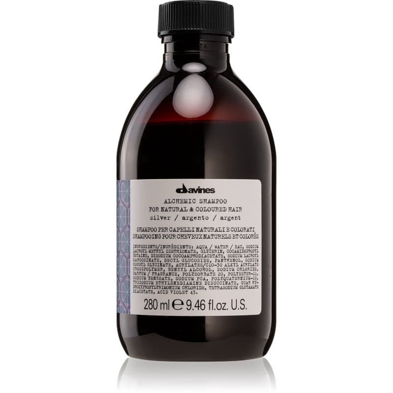 Davines Alchemic Shampoo Silver Voedende Shampoo voor Accentueren van Haarkleur 280 ml