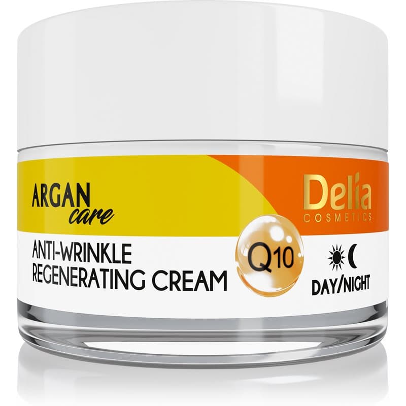 Delia Cosmetics Argan Care regeneratieve anti-rimpel crème met Co-Enzym Q10 50 ml