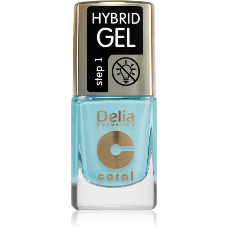 Delia Cosmetics Coral Nail Enamel Hybrid Gel Gel Nagellak Tint 140 11 ml