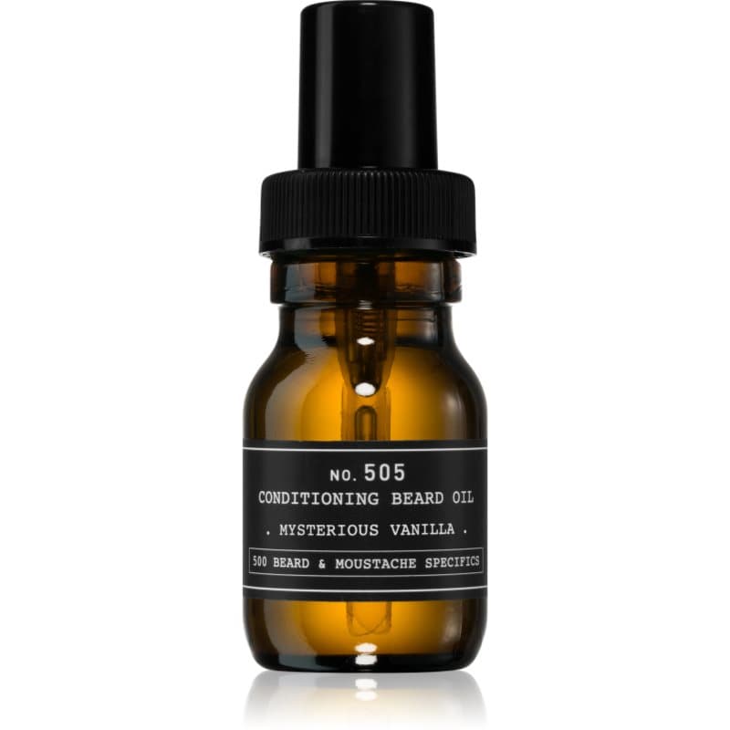 Depot 500 BEARD & MOUSTACHE SPECIFICS NO. 505 CONDITIONING BEARD OIL Baardolie Mysterious Vanilla 30 ml