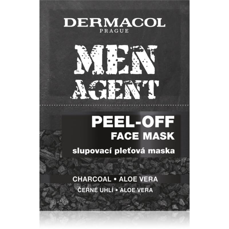 Dermacol Men Agent peel-off masker tegen mee-eters met actieve houtskool voor Mannen 15 ml