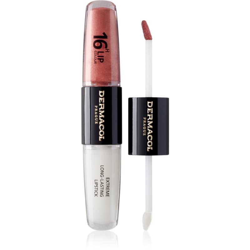 Dermacol 16H Lip Colour Langaanhoudende lippenstift en lipgloss Tint 05 Sparkling Muse 2x4 ml