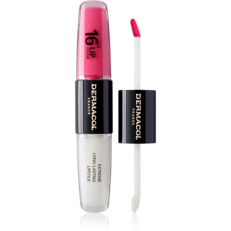 Dermacol 16H Lip Colour Langaanhoudende lippenstift en lipgloss Tint 18 Cotton Candy 2x4 ml