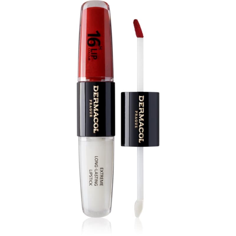 Dermacol 16H Lip Colour Langaanhoudende lippenstift en lipgloss Tint 20 Secret Lovespell 2x4 ml