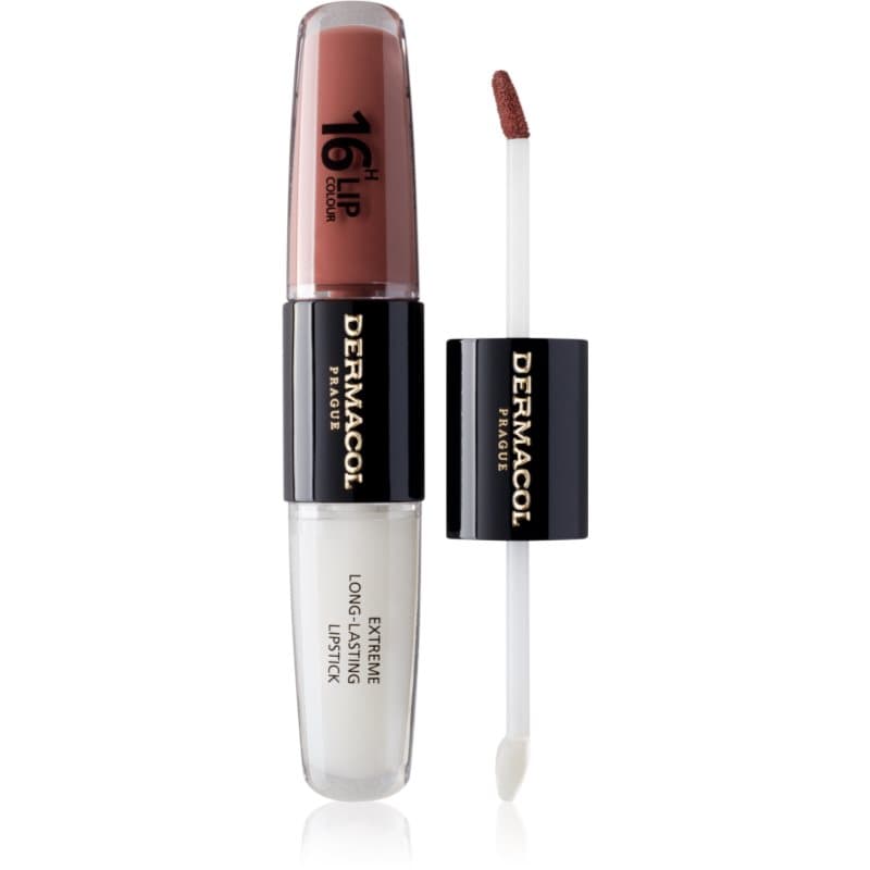 Dermacol 16H Lip Colour Langaanhoudende lippenstift en lipgloss Tint 31 Instant Match 2x4 ml