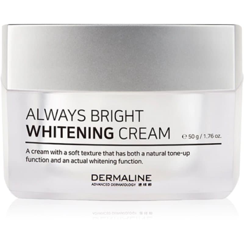 Dermaline Always Bright Whitening Cream verhelderende gezichtscrème 50 g