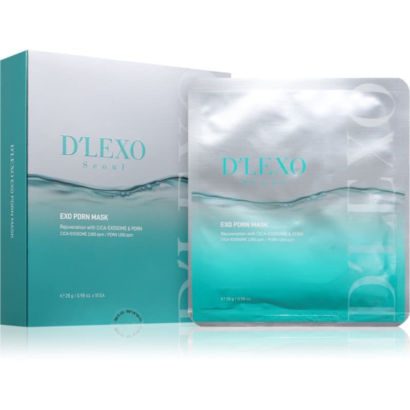 Dermaline D'LEXO Exo PDRN Mask Cellaag Masker met Verjongende Effect 10x28 g