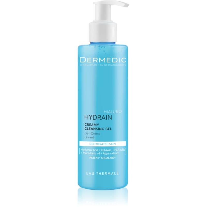 Dermedic Hydrain3 Hialuro Crèmige Reinigingsgel voor Gedehydrateerde Droge Huid 200 ml