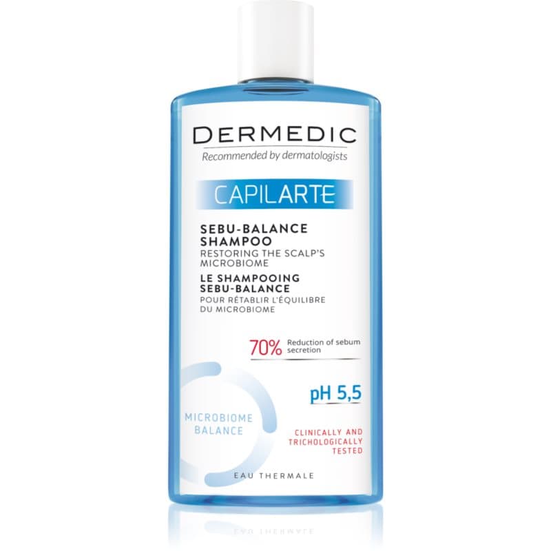 Dermedic Capilarte Dieptereinigende Shampoo voor Vette Hoofdhuid 300 ml