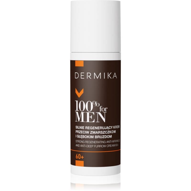 Dermika 100% for Men Herstellende Anti-Rimpel Crème voor Mannen 60+ 50 ml