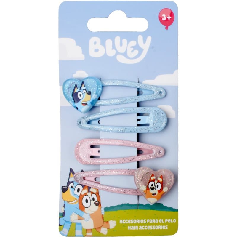 Disney Bluey Hair Accessories Haarspelden voor Kinderen 4 st