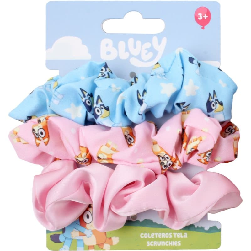Disney Bluey Scrunchies satijnen elastiekje voor Kinderen 3y+ 3 st