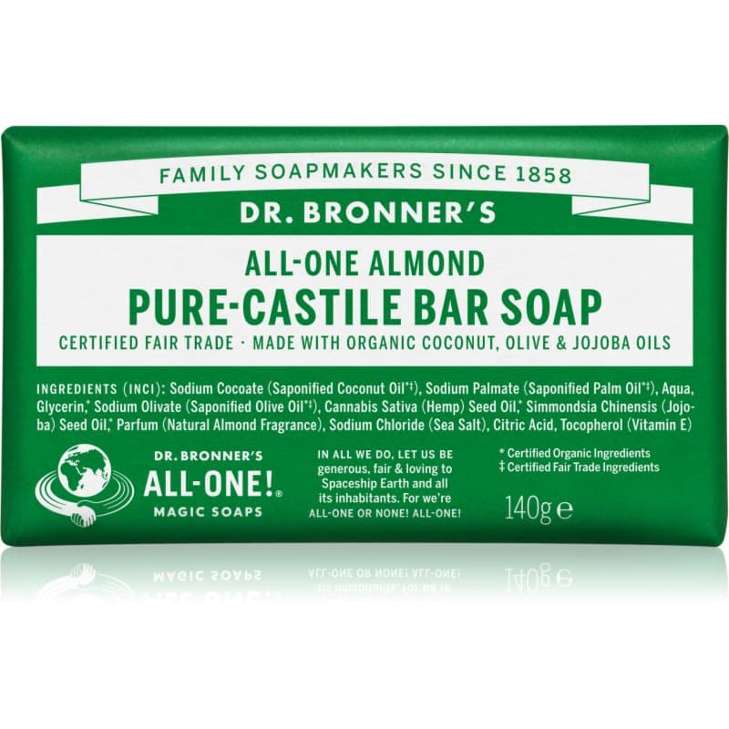 Dr. Bronner’s Almond Vaste Zeep 140 g