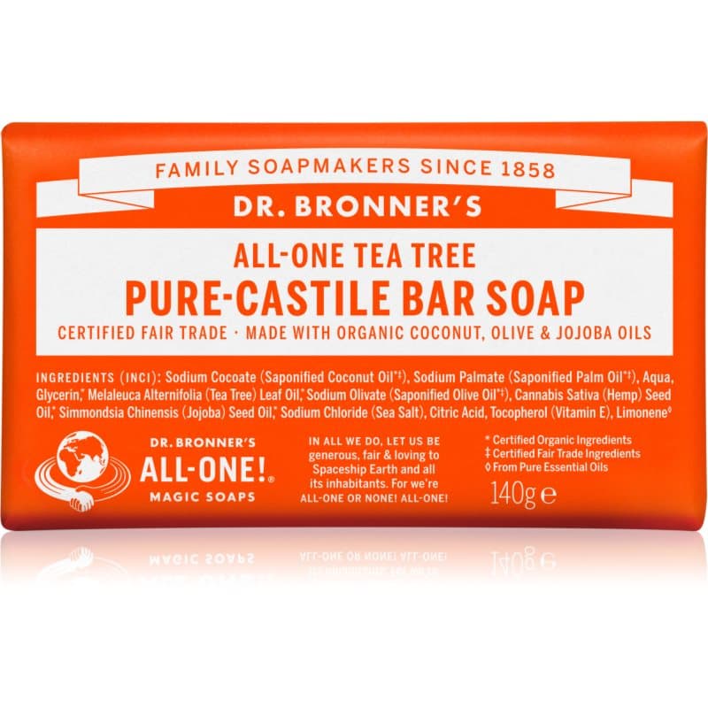 Dr. Bronner’s Tea Tree Vaste Zeep 140 g