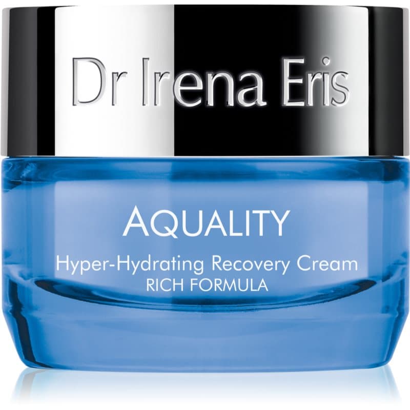 Dr Irena Eris Aquality Hyper-Hydrating Recovery Cream Rich Formula Diepe Hydratatie Crème tegen Rimpels 50 ml