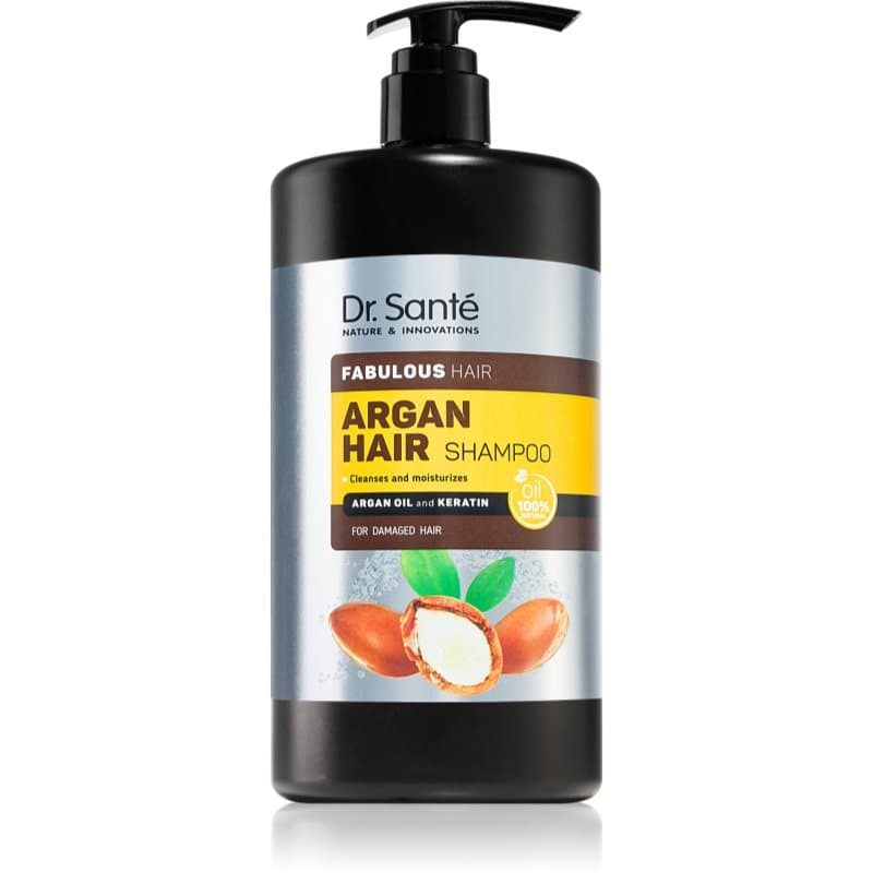 Dr. Santé Argan Hydraterende Shampoo voor Beschadigd Haar 1000 ml
