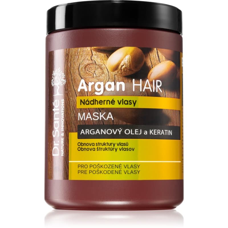 Dr. Santé Argan Crème-Masker voor Beschadigd Haar 1000 ml