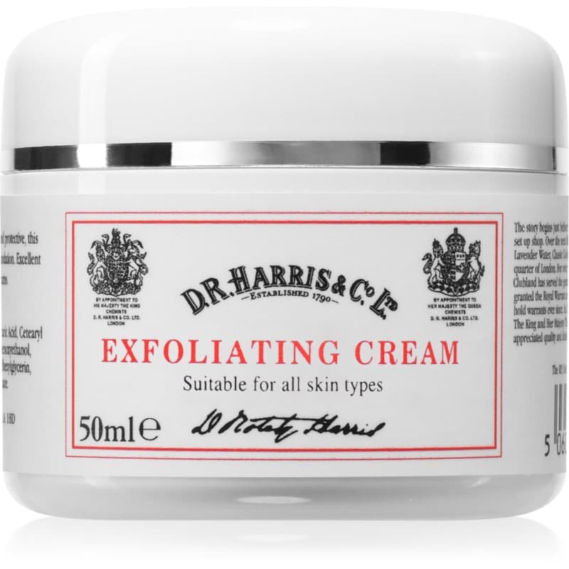 D.R. Harris Exfoliating Cream Reinigingspeeling voor het Gezicht voor Mannen 50 ml