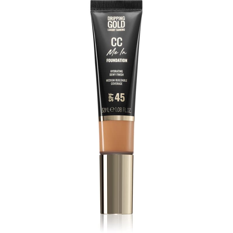 Dripping Gold CC Me In Lichte Foundation SPF 45 Tint Almond 07 32 ml