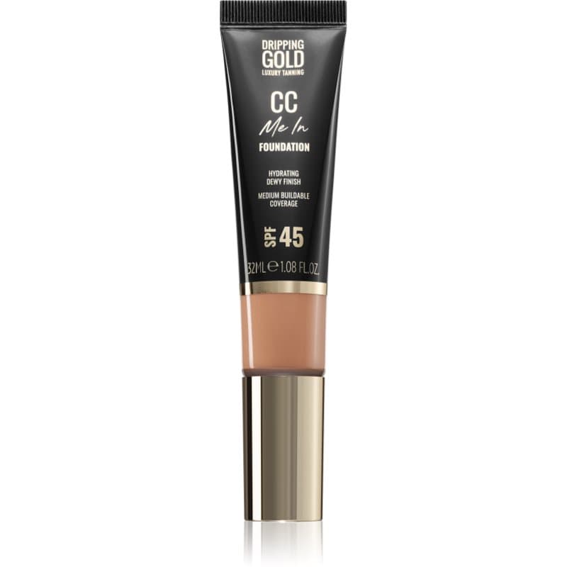 Dripping Gold CC Me In Lichte Foundation SPF 45 Tint Tawny 5.5 32 ml