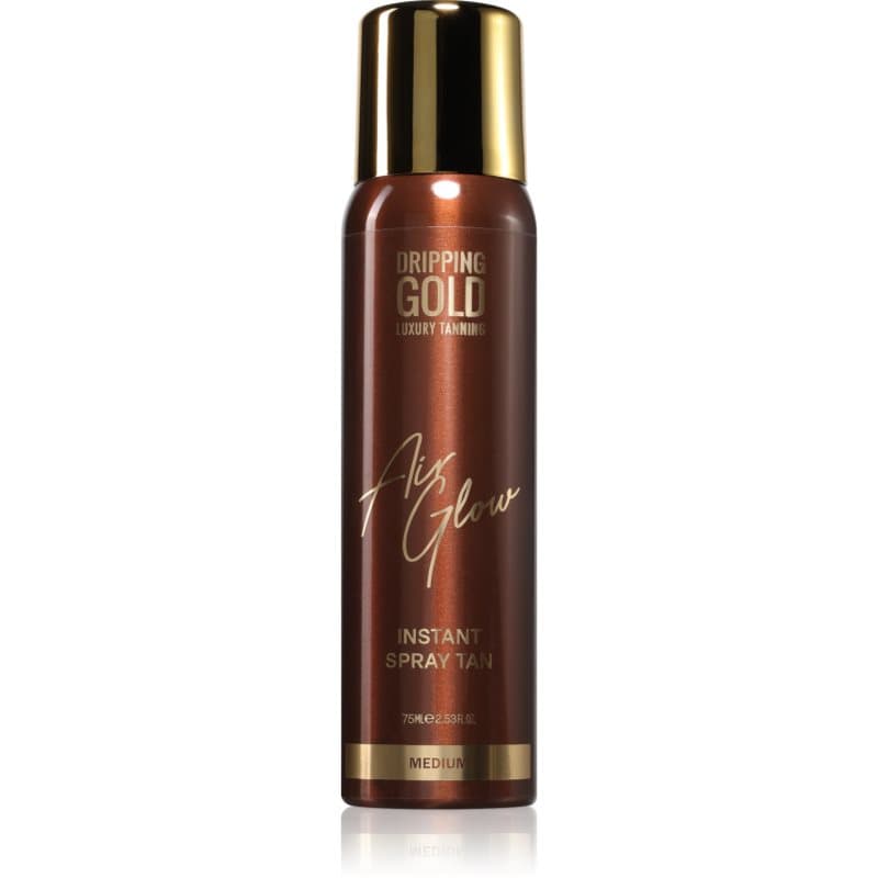 Dripping Gold Air Glow Instant Spray Tan Zelfbruinende Spray Tint Medium 75 ml
