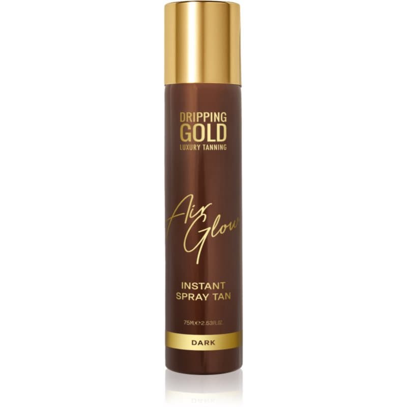 Dripping Gold Air Glow Instant Spray Tan Zelfbruinende Spray Tint Dark 75 ml