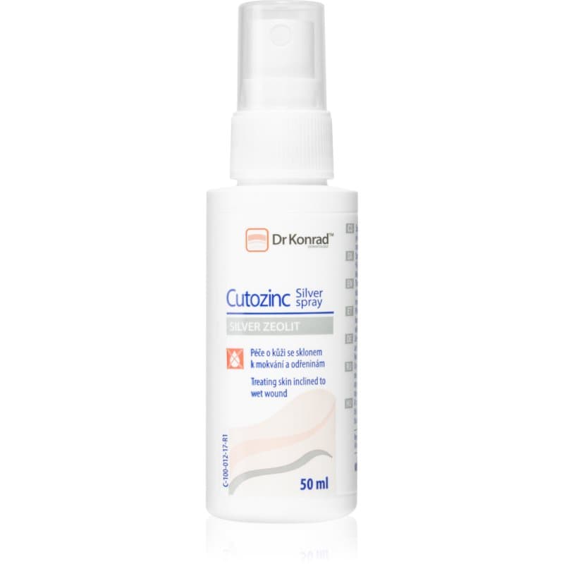 Dr Konrad Cutozinc Silver Spray Spray voor Geirriteerde Huid 50 ml