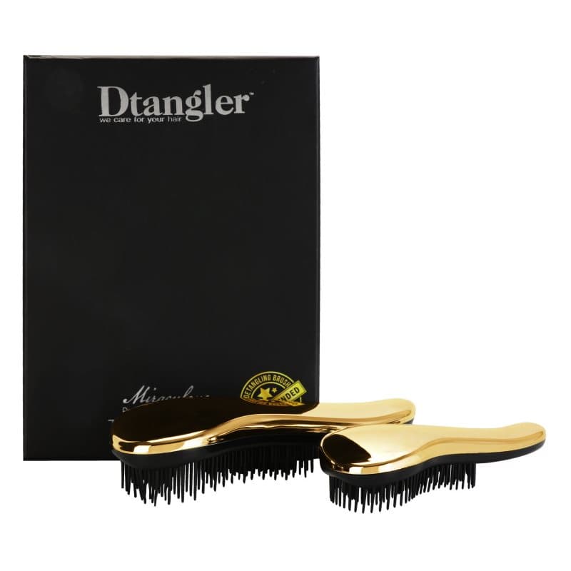 Dtangler Miraculous set voor Makkelijk doorkambaar Haar Gold