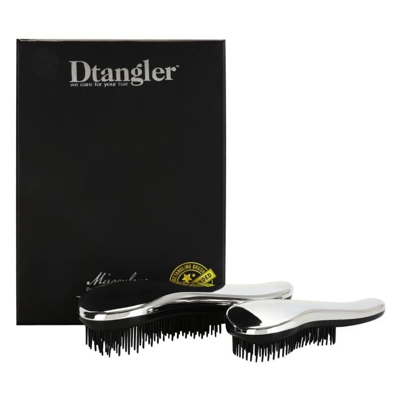 Dtangler Miraculous set voor Makkelijk doorkambaar Haar Silver
