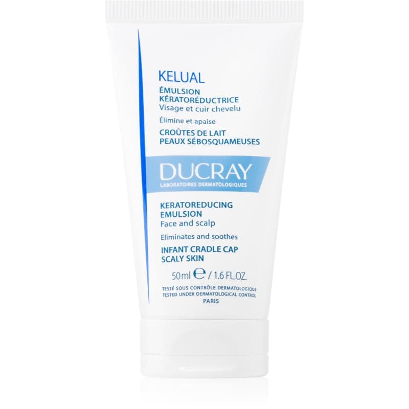 Ducray Kelual Emulsion emulsie tegen melkkorstjes voor Kinderen vanaf Geboorte 50 ml