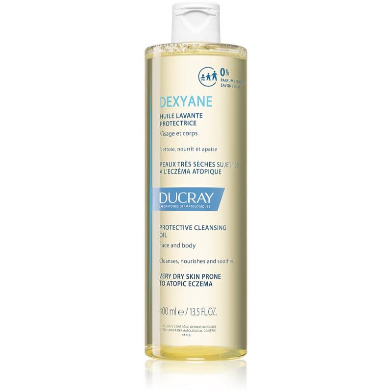 Ducray Dexyane Reinigingsolie voor Zeer Droge Gevoelige en Atopische Huid 400 ml