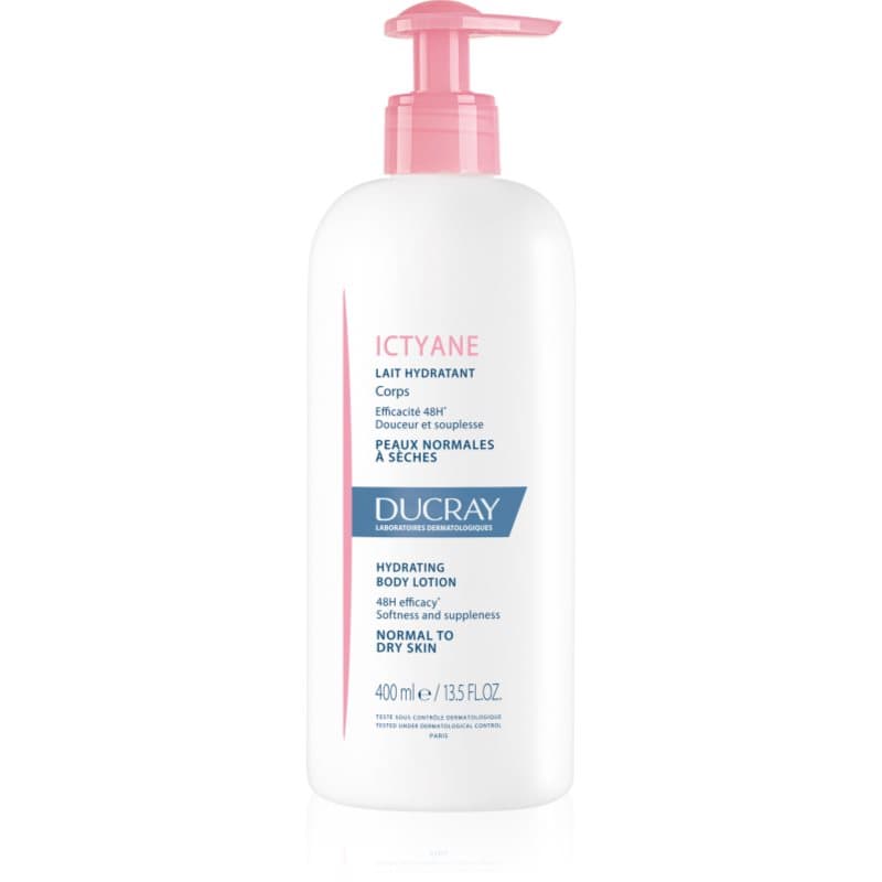 Ducray Ictyane Hydraterende Bodycrème voor Droge tot Zeer Droge Huid 400 ml